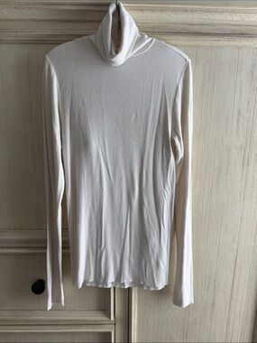 Polo by Ralph Lauren Cream Turtleneck Long-Sleeve Top
